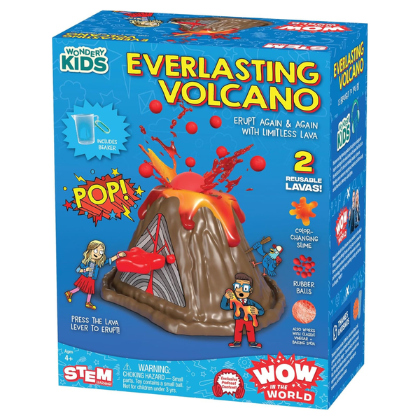 Wow In The World Everlasting Volcano STEM Slime Lava Science Kit