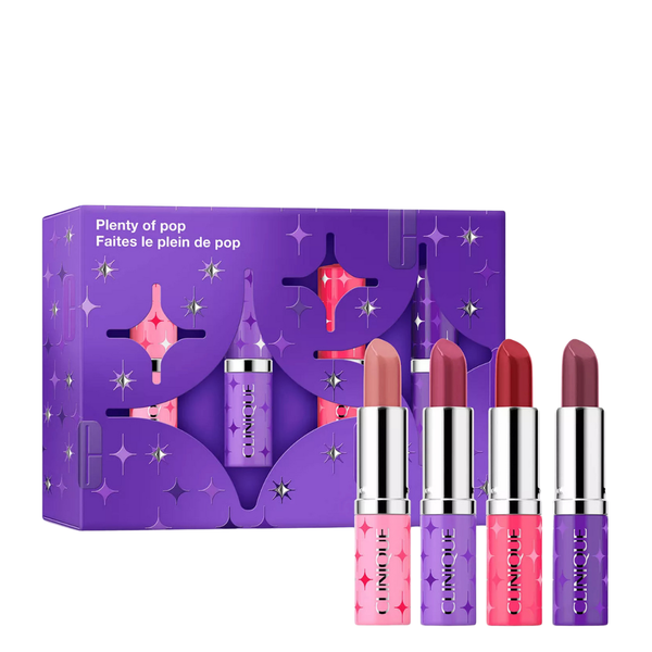 4-Piece Clinique Plenty Of Pop Longwear Lipstick Gift Set