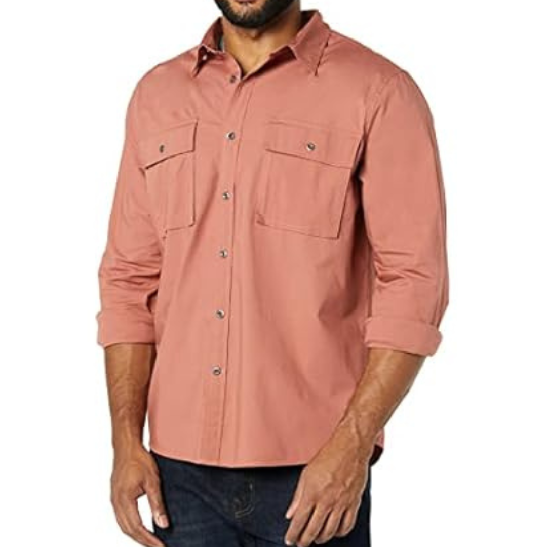Goodthreads Men's Slim-Fit Two-Pocket Utility Shirt