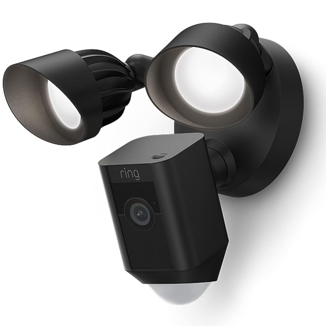 Ring Floodlight Cam Plus Outdoor Wired 1080p Security Camera