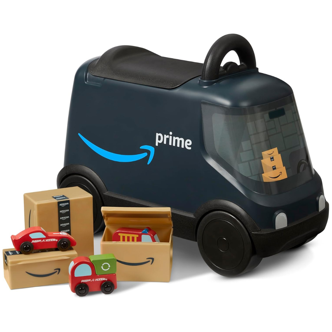 Radio Flyer Amazon Delivery Van Ride On Toy