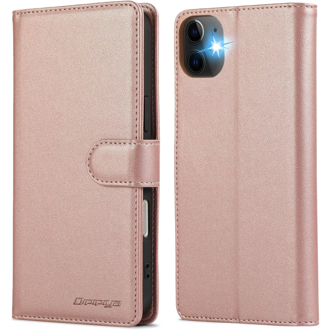 iPhone 15 Pro Wallet PU Leather Magnetic flip 6.1" Phone case