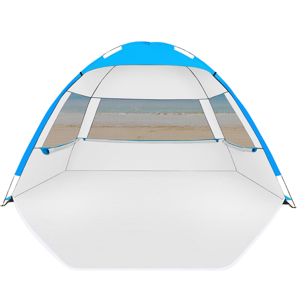 3-4 Persons UPF 50+ UV Protection Beach Tent Sun Shelter