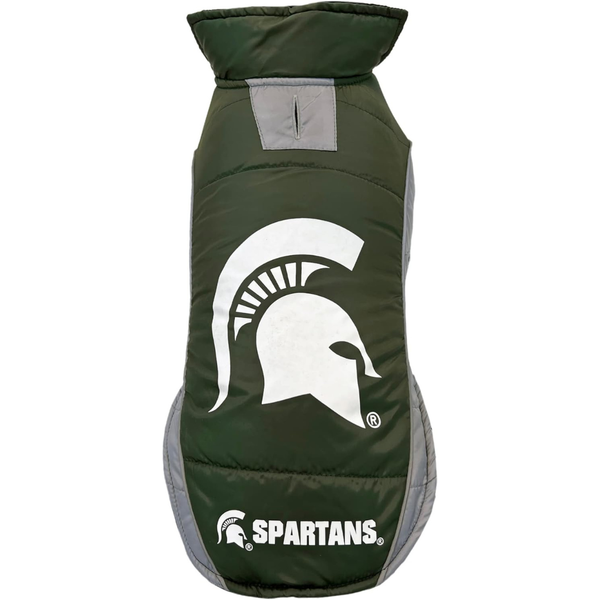 Pets First Collegiate Michigan State Spartans Puffer Vest