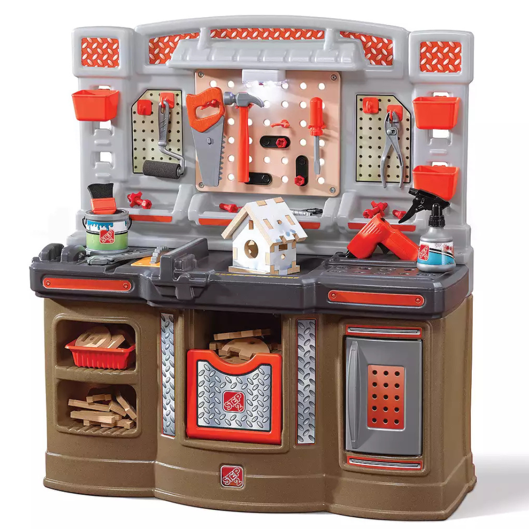 45-Piece Step2 Big Builders Pro Workshop Toy Accessory Kit