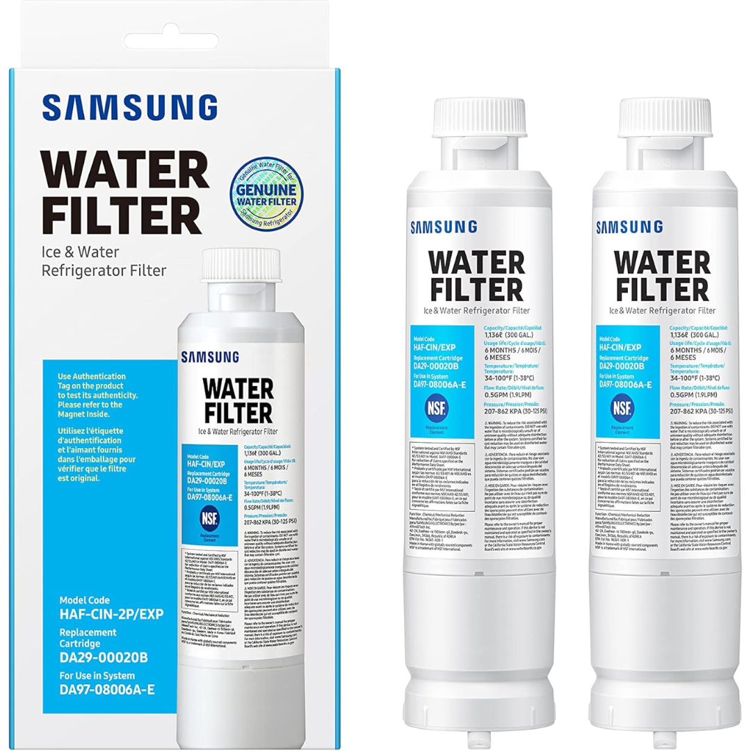 2-Pack Samsung Carbon Block Filtration Genuine Filters