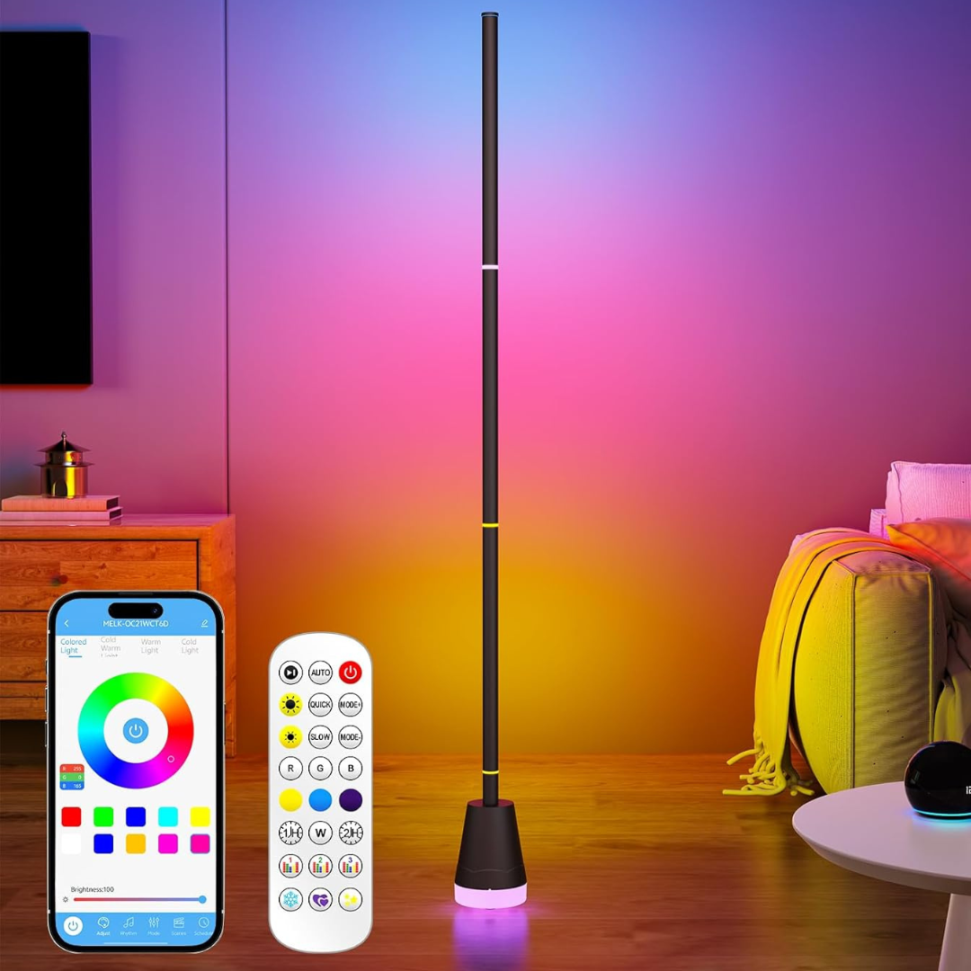 Smart LED Corner Floor Lamp