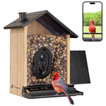 TT Nature Smart Squirrel-Proof Bird Feeder with 2K Camera+App