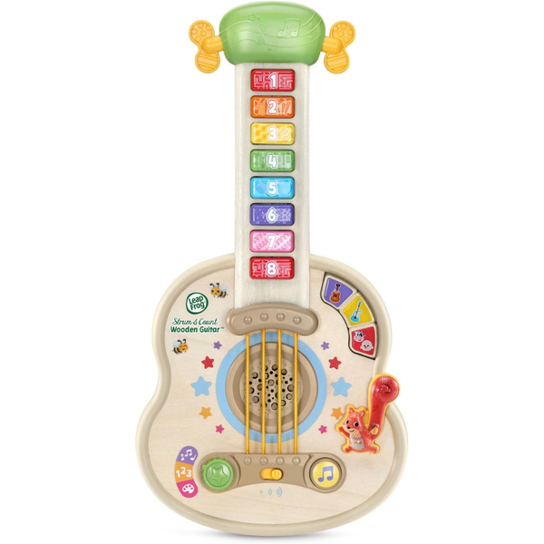 LeapFrog Strum and Count Wooden Guitar Toy
