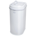 Ubbi Stainless Steel Pet Litter Disposal Pail (White)