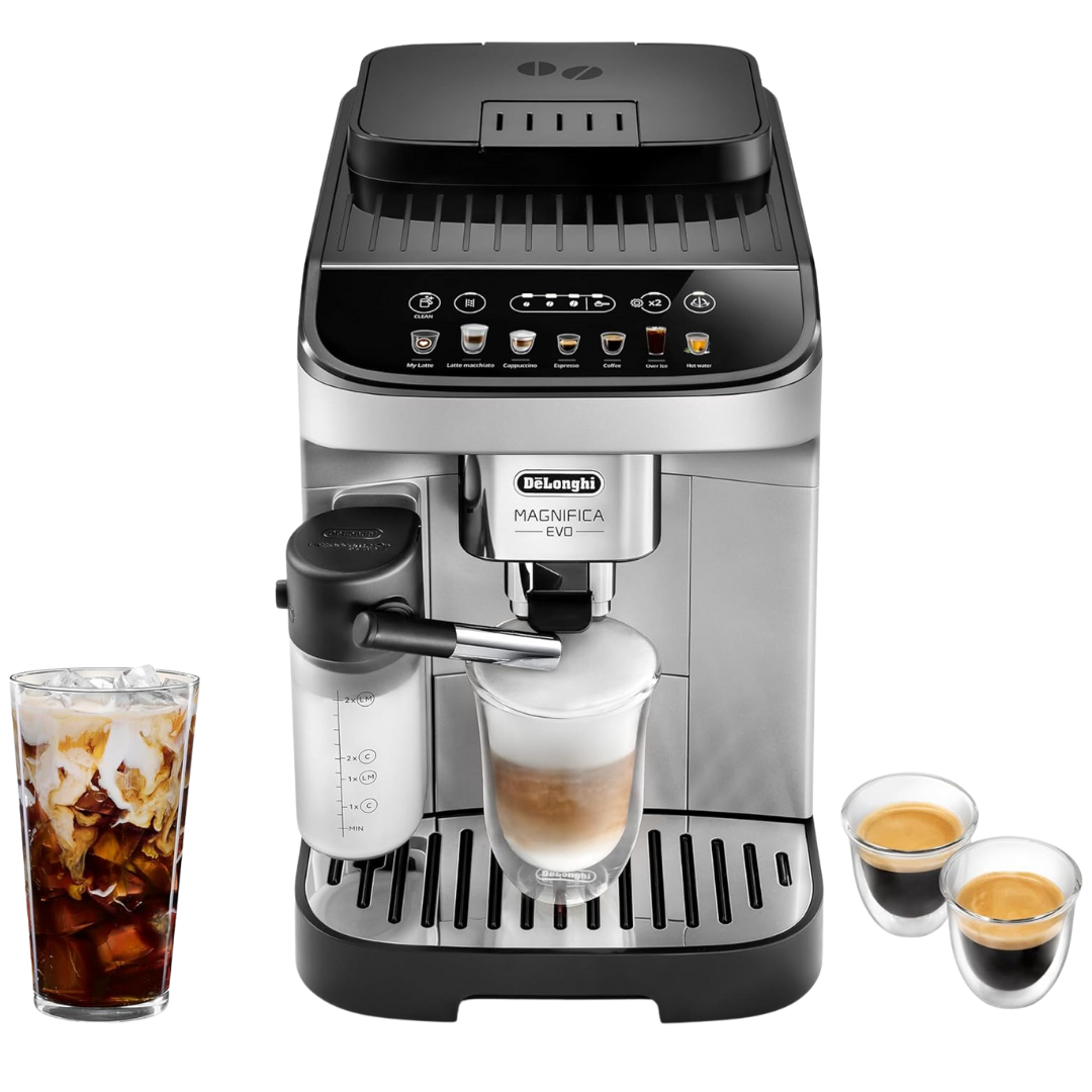 De'Longhi Magnifica Evo Automatic Espresso Machine With Milk Frother