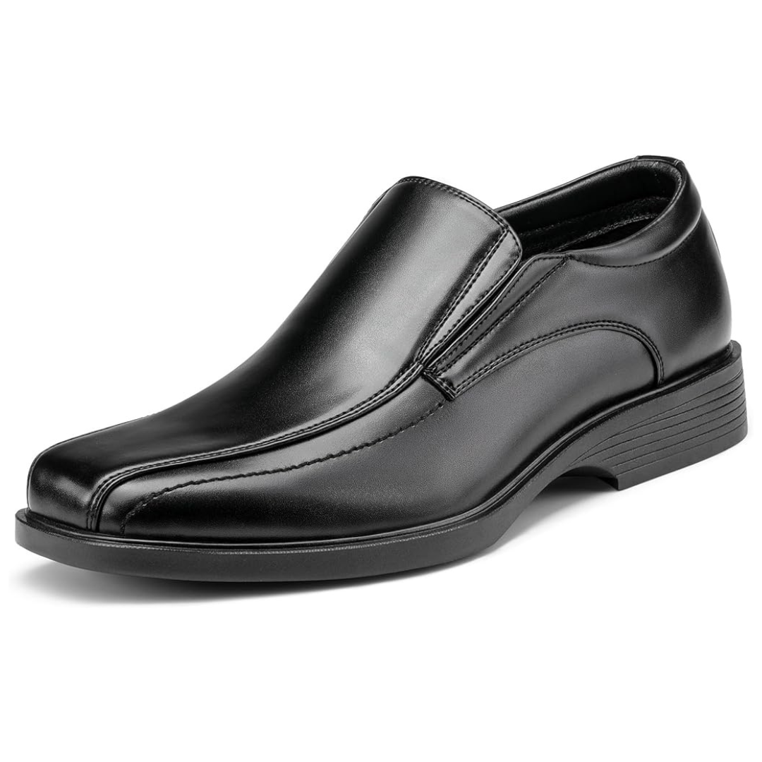 Bruno Marc Men's Square Toe Dress Loafers Shoes