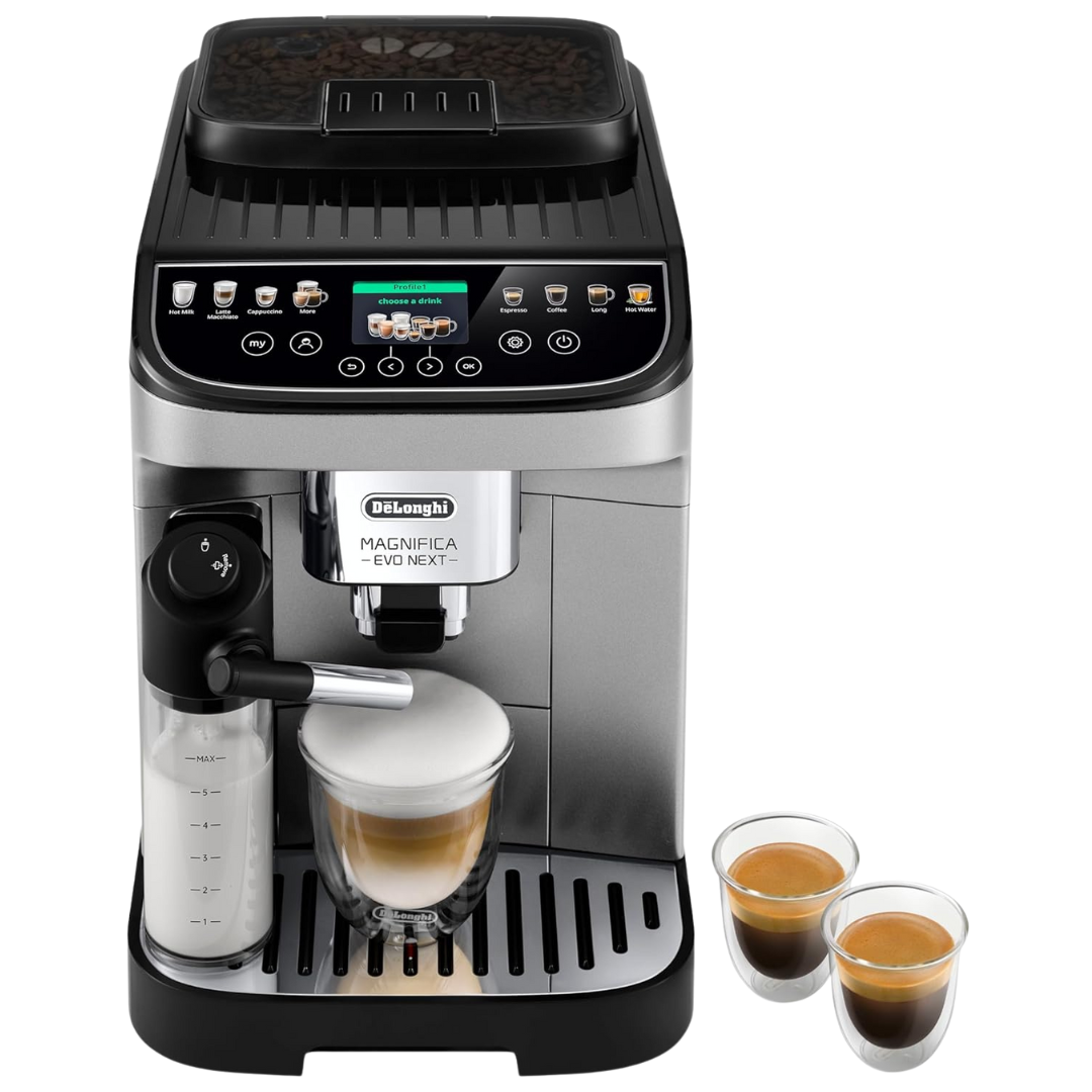 De'Longhi Magnifica Evo Next Fully Automatic Espresso Machine With Grinder & Milk Frother