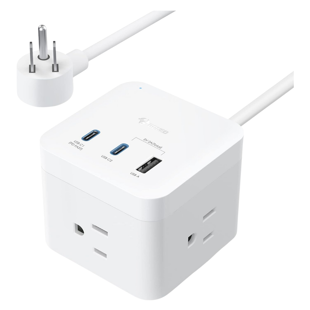30W High-Speed Charging Station With 3 Outlets