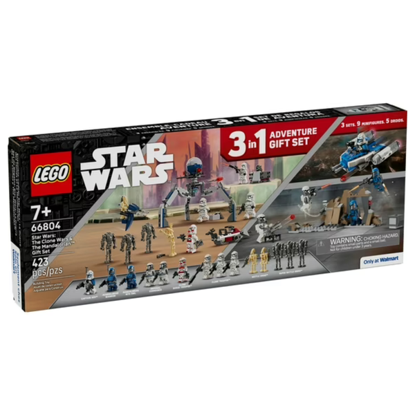 3-in-1 LEGO Star Wars: The Clone Wars & The Mandalorian