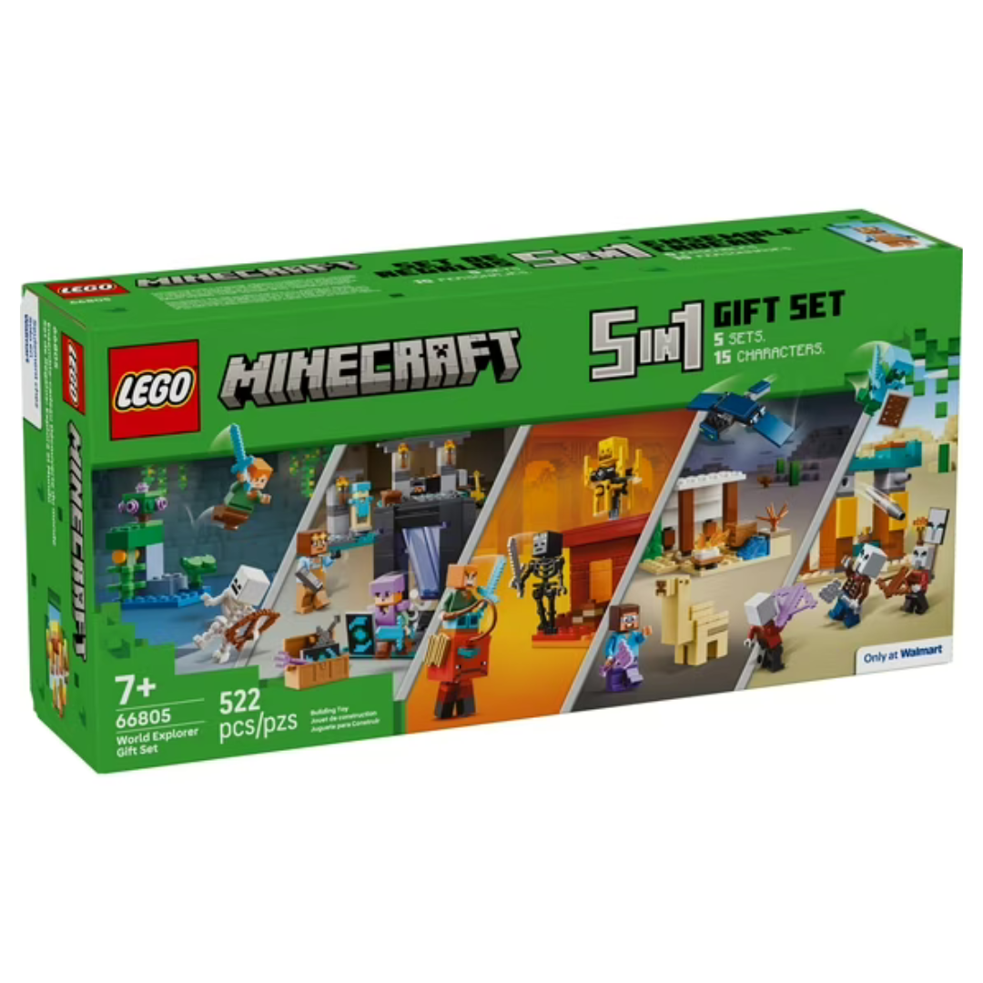 5-Games-in-1 LEGO Minecraft Gift Set (66805)