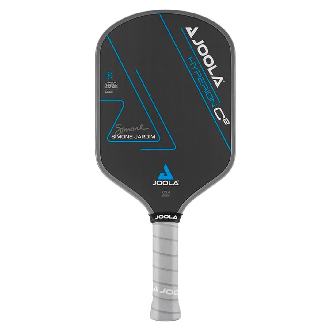 JOOLA Carbon Fiber Simone Jardim Hyperion C2 14mm Pickleball Paddle