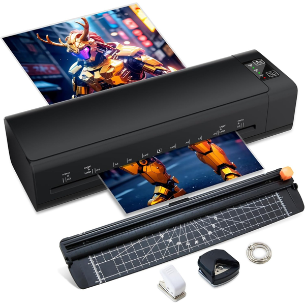 A3 13" 9-in-1 Thermal Hot & Cold Laminator Machine