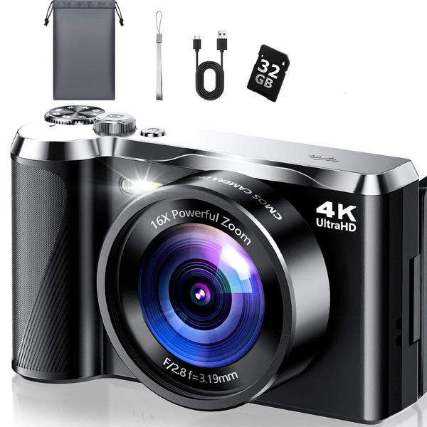 Ploomen DC12 56MP 4K UHD Digital Camera