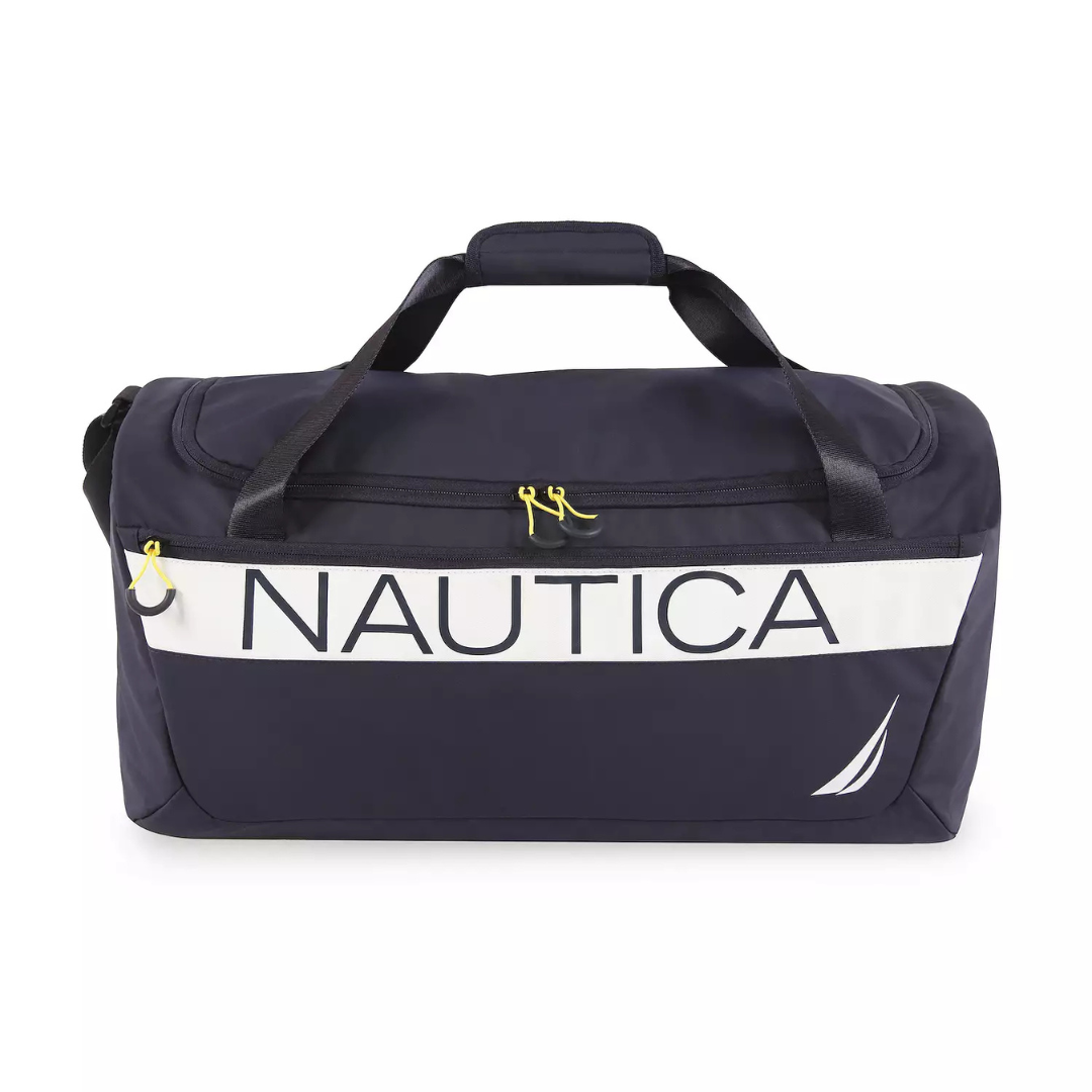 Nautica Sport Duffel Bag With Adjustable Shoulder Strap
