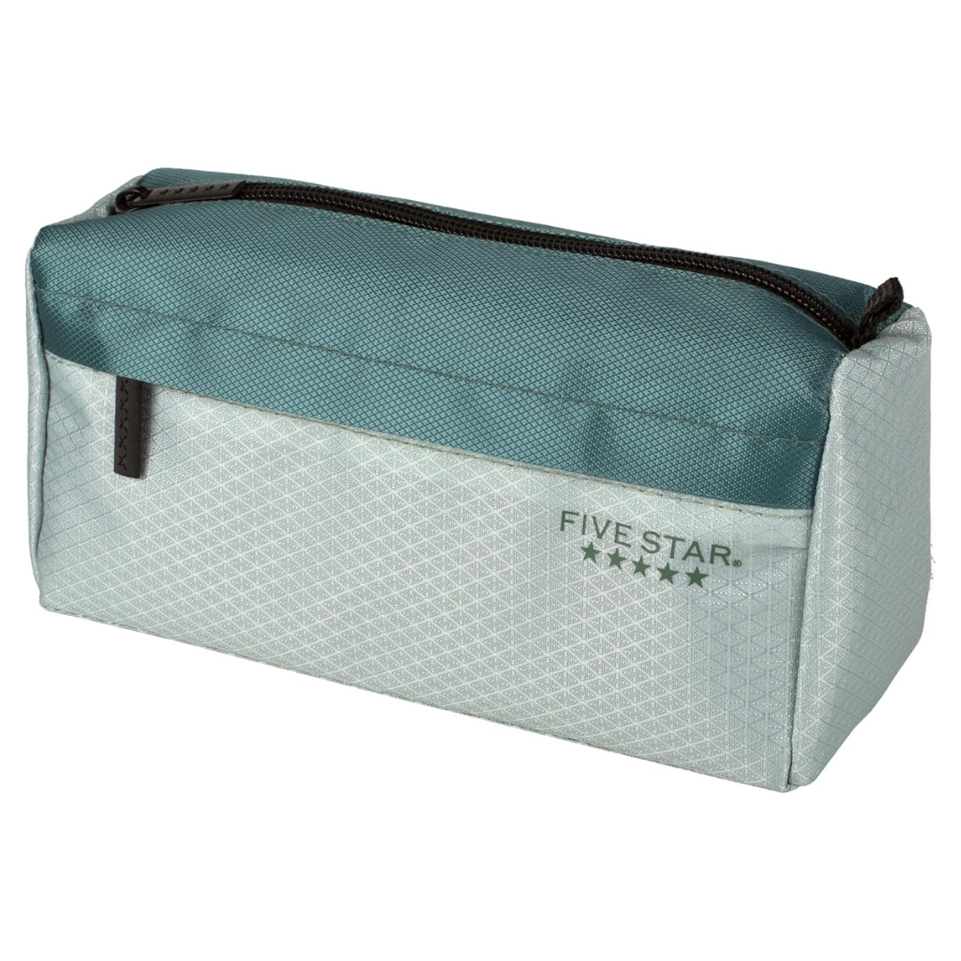 Five Star 9-Pocket Zipper Pouch Storage Organizer (Green/Juniper)