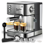 Geek Chef 850W 20 Bar Coffee Maker With Foaming Milk Frother Wand