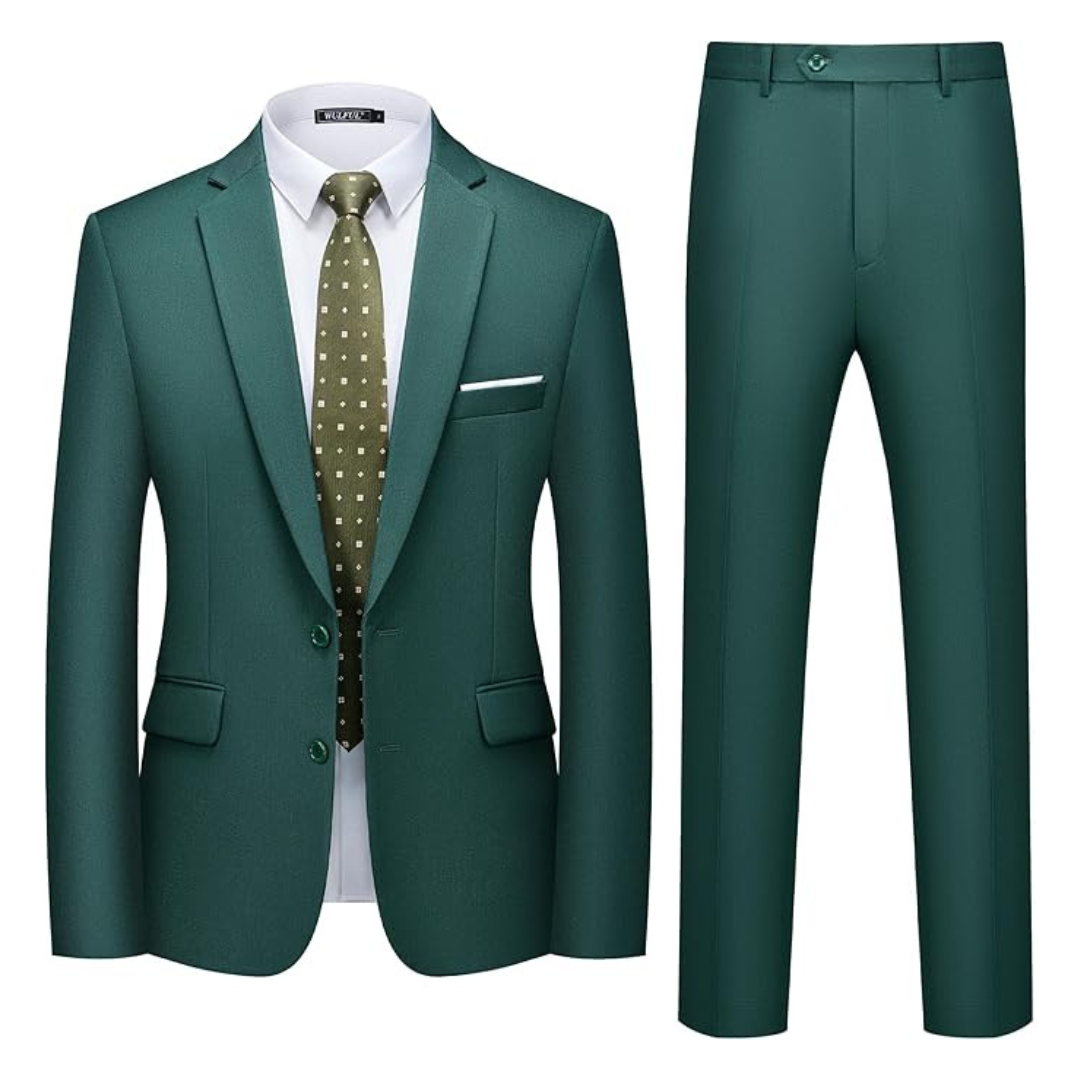 Men's 2 Piece Slim Fit Business Suits