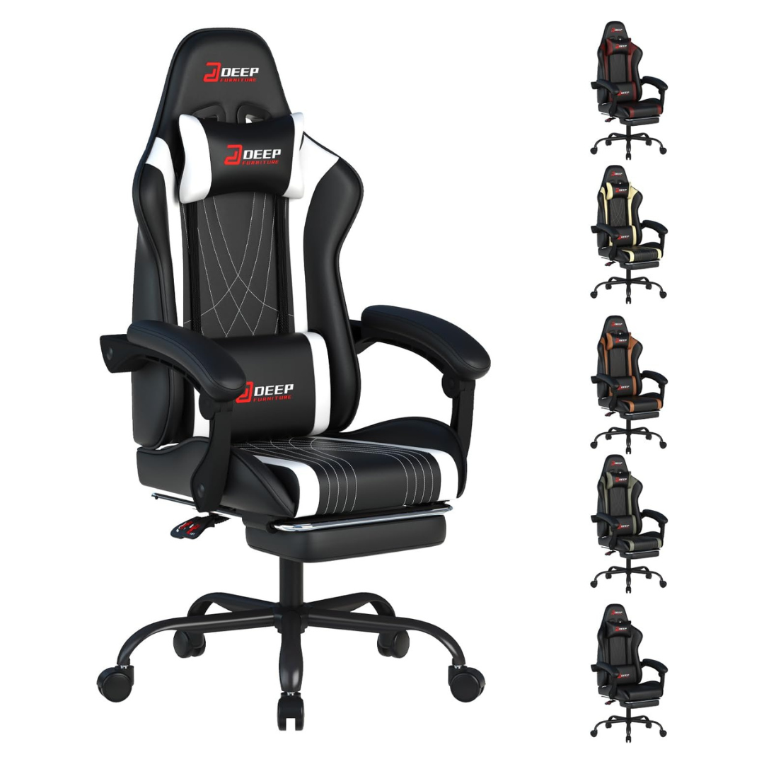 E-Sports PU Material Comfortable Gaming Chair (2 Colors)