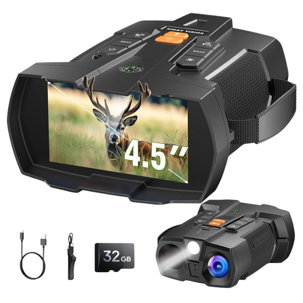 4.5" HD Large Screen Digital 4K Night Vision Goggles