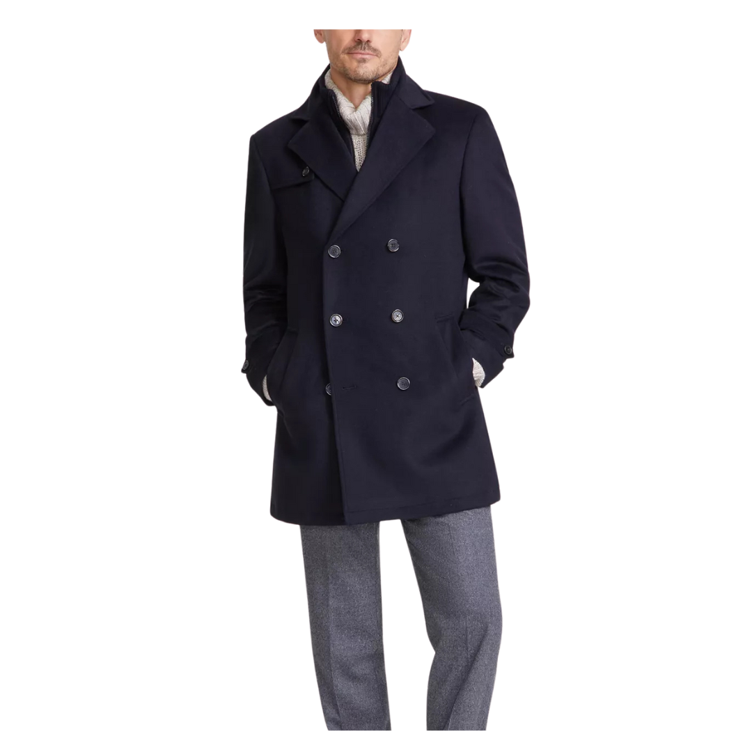 Michael Kors Men's Classic-Fit Wool Blend Solid Overcoat