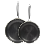 2-Piece Sedona Kitchen Glidesteel Nonstick Pan Set (8" And 10" Pans)