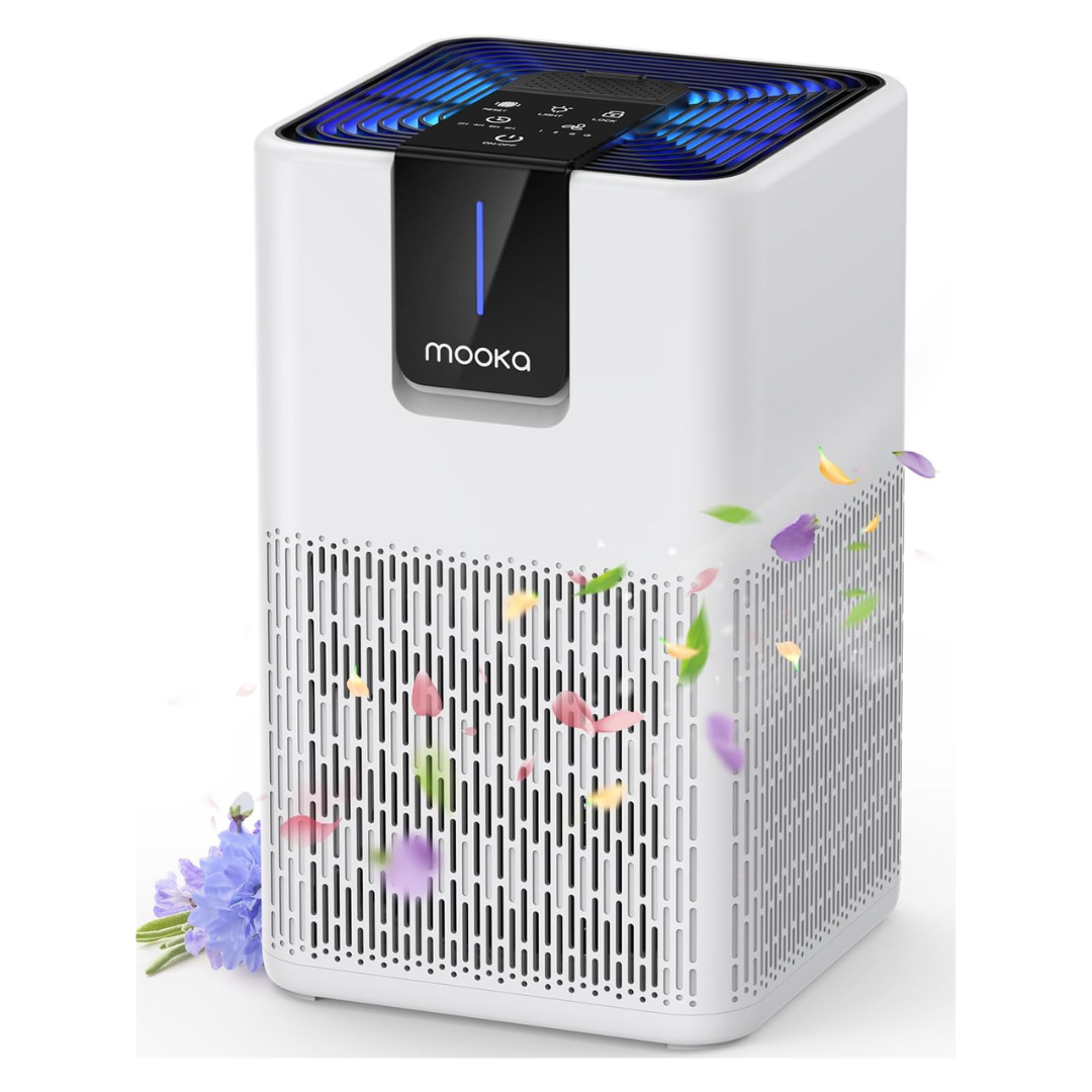 Mooka M05 Air Purifier For Room Up To 1250 Sq Ft With H13 HEPA Filter