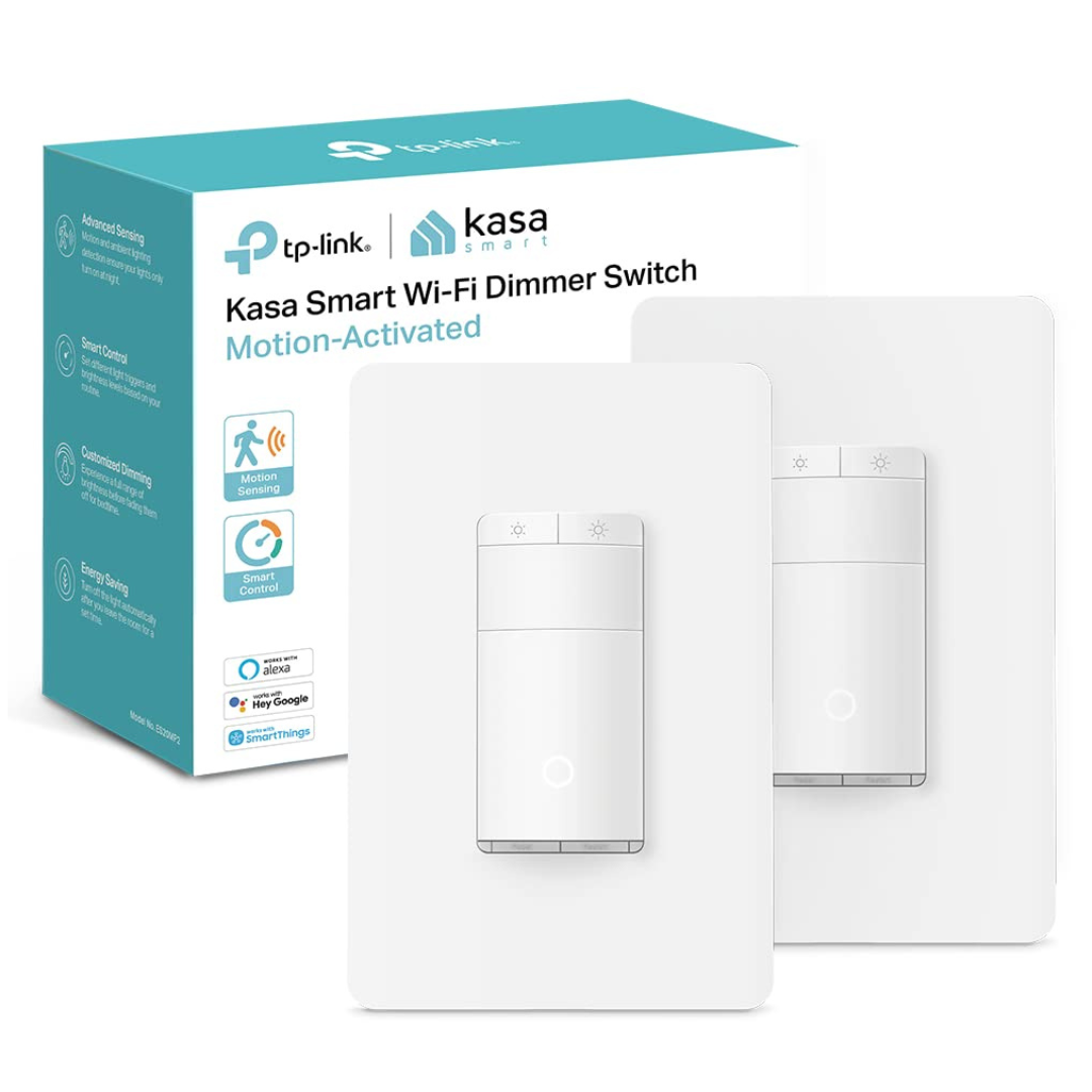 2-Pack Kasa Smart Motion Sensor Dimmer Switch [Used - Like New]