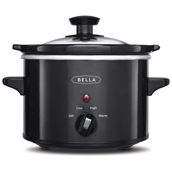 1.5-Qt Bella Electric Slow Cooker With Glass Lid