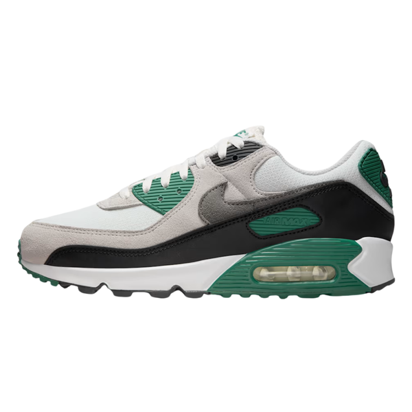 Nike Men's Air Max 90 Shoes (White/Aura/Grey/Grey)