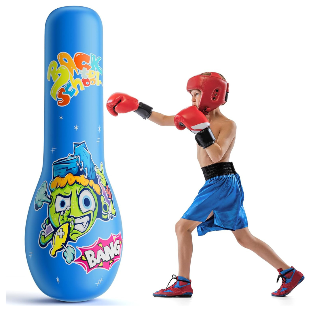 63" Inflatable Kids Punching Bag