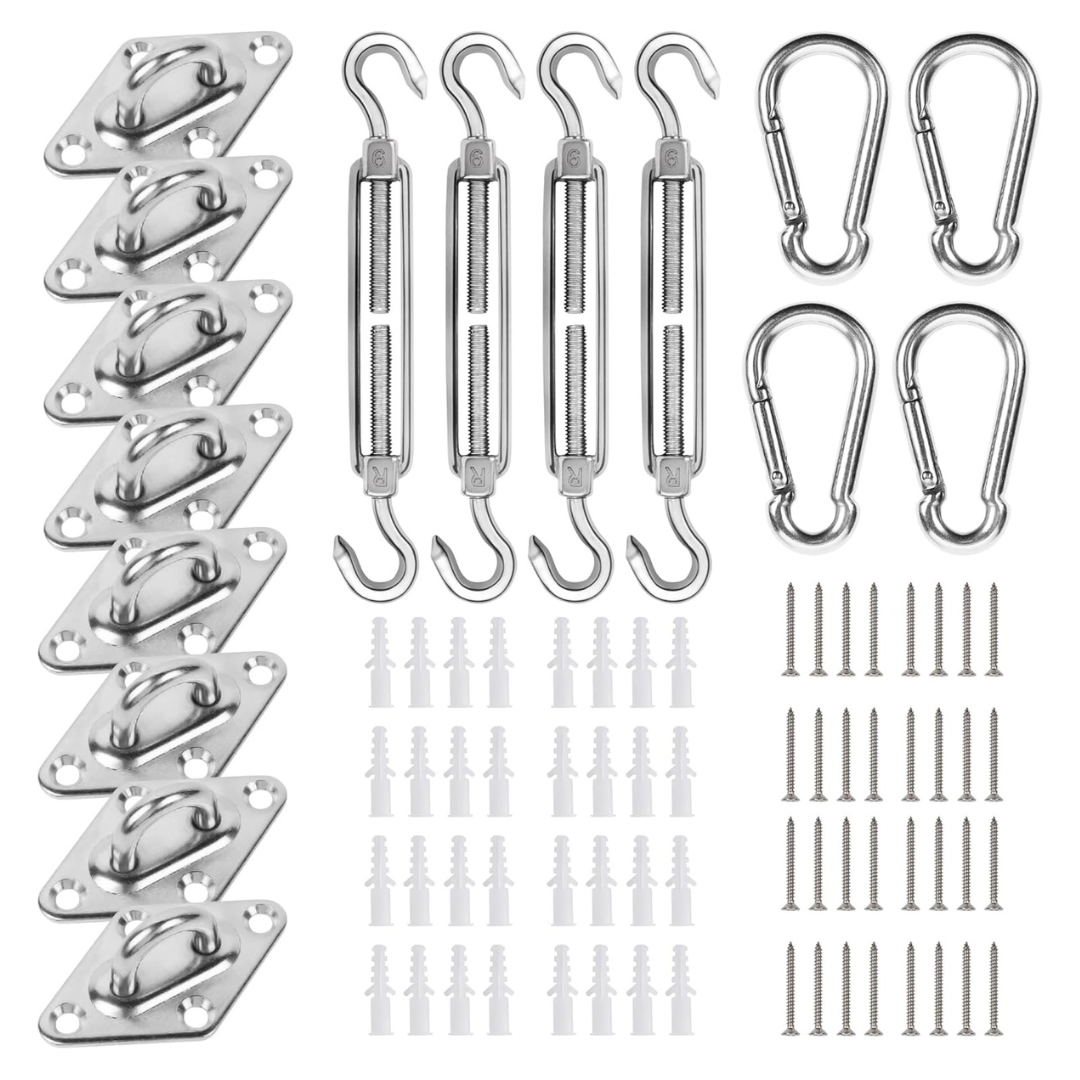 80-Pcs YOFIT Shade Sail Hardware Kit