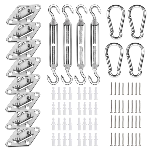 80-Pcs YOFIT Shade Sail Hardware Kit