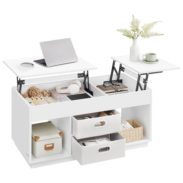 Vasagle Modern Lift Top Coffee Table with 2 Drawers