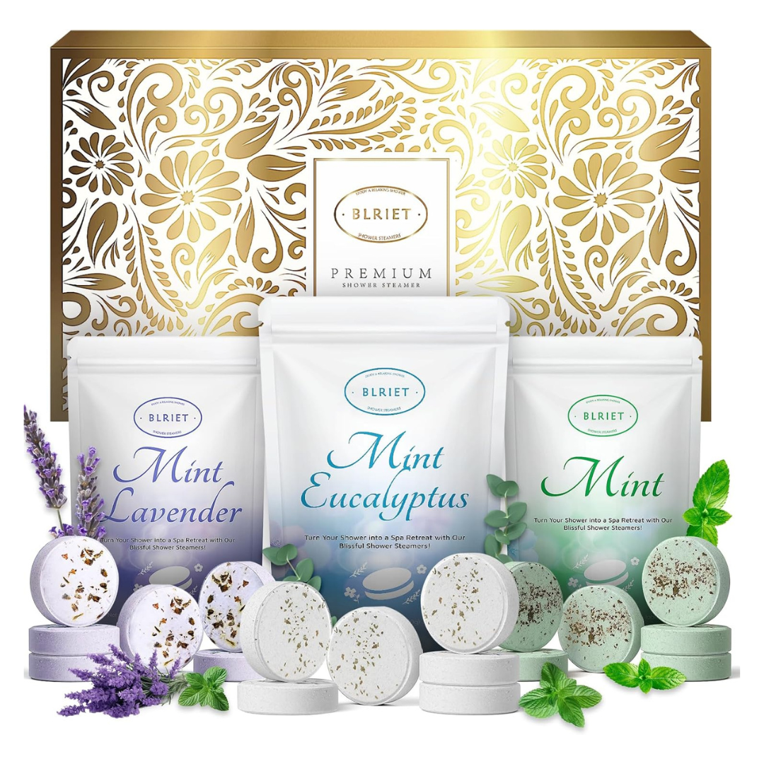 18-Pack Blriet Aromatherapy Shower Steamer Gift Set