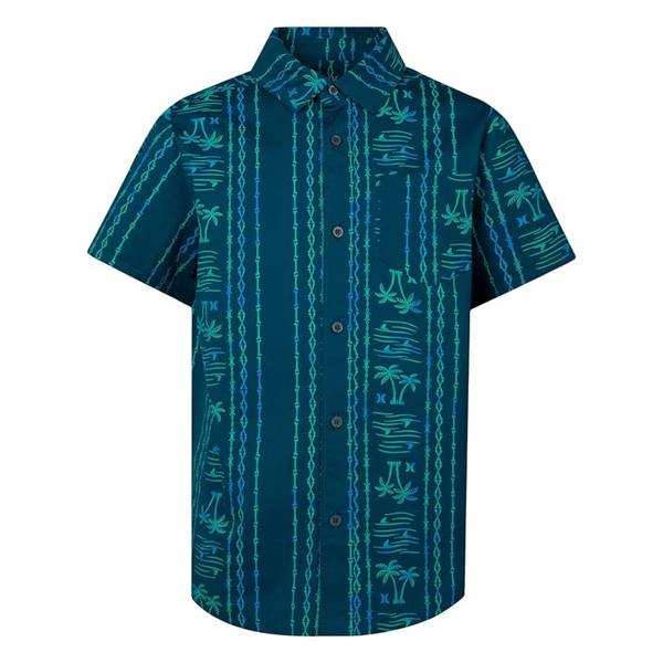 Hurley Boy's Woven Button Down Shirt -L