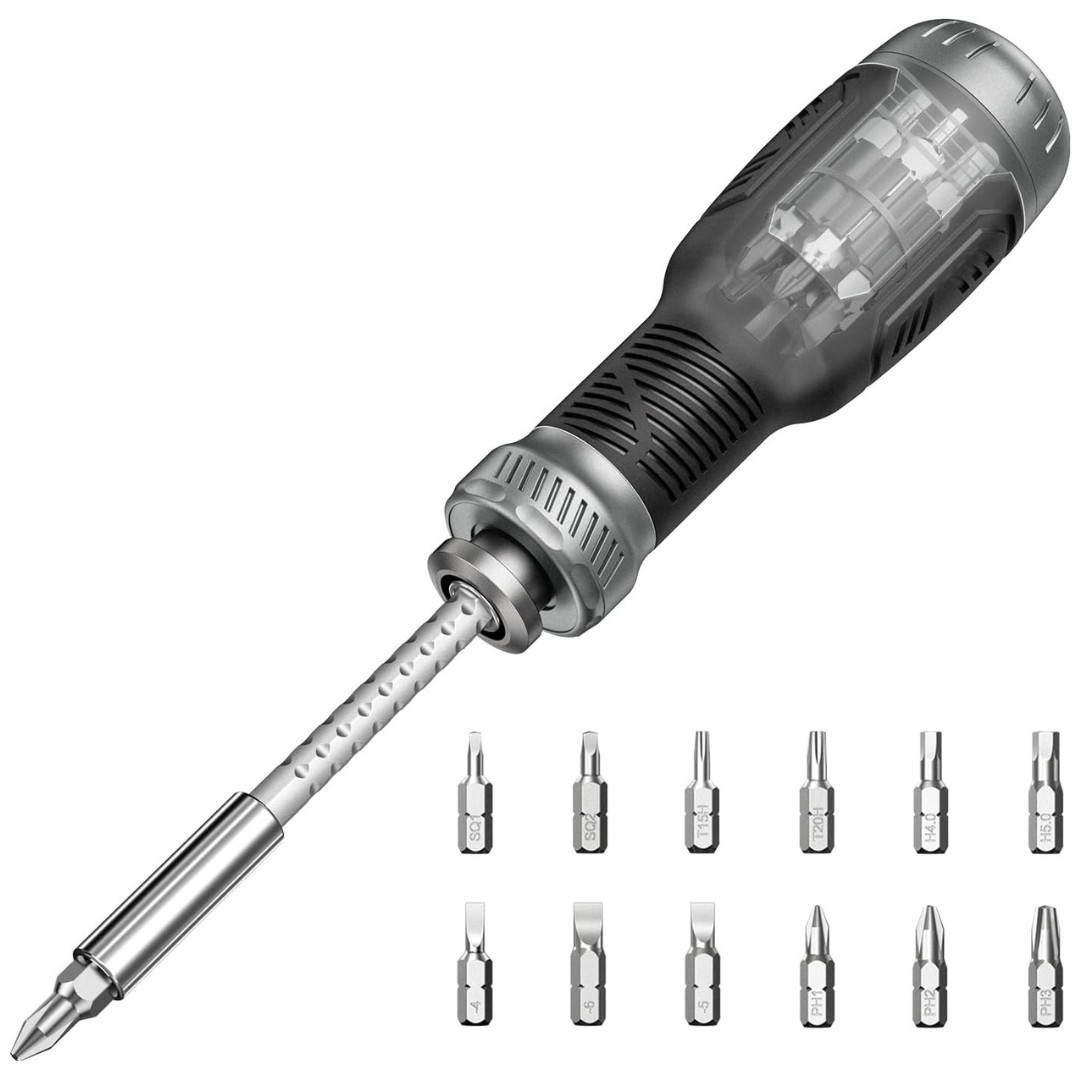 Wesdut 13-in-1 Multi Bit Screwdriver & Nut Driver Set