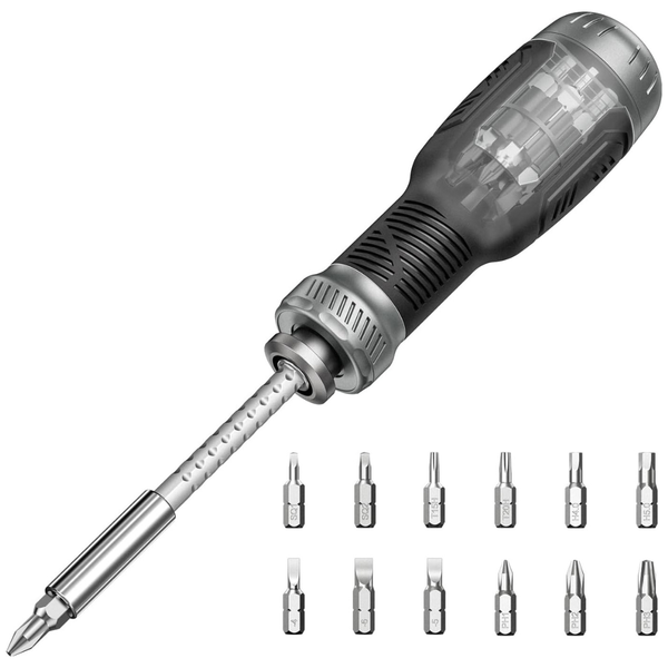 Wesdut 13-in-1 Multi Bit Screwdriver & Nut Driver Set