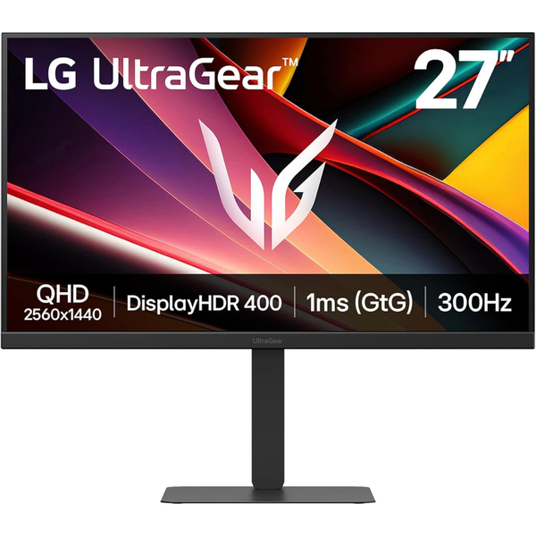 27" LG UltraGear WQHD 300Hz 1ms HDR IPS Freesync Monitor