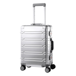 All Aluminum Zipperless 20" Hard Shell Carry On Luggage