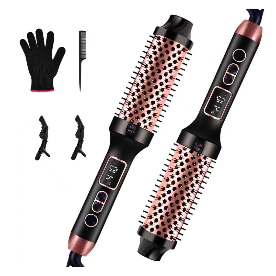 Lopeie 1.5" Infrared Heated Thermal Round Brush (Dual Voltage)