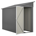 4x8-Foot Metal Wall Side Storage Shed
