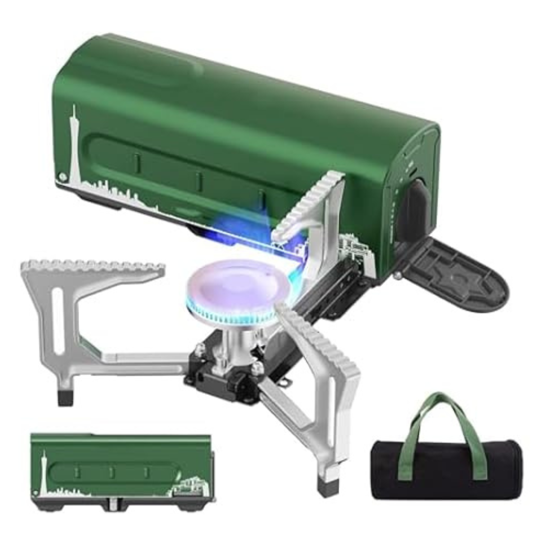 Renjjpbo 2200W Portable Camping Gas Cassette Stove