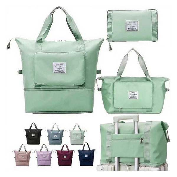 XL Multifunctional Foldable Travel Bag (Cyan)