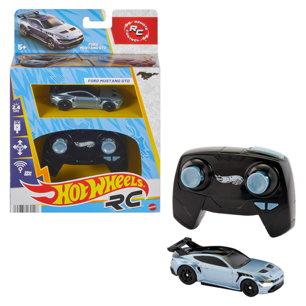 Hot Wheels 1:64 Ford Mustang Battery-Powered R/C Toy